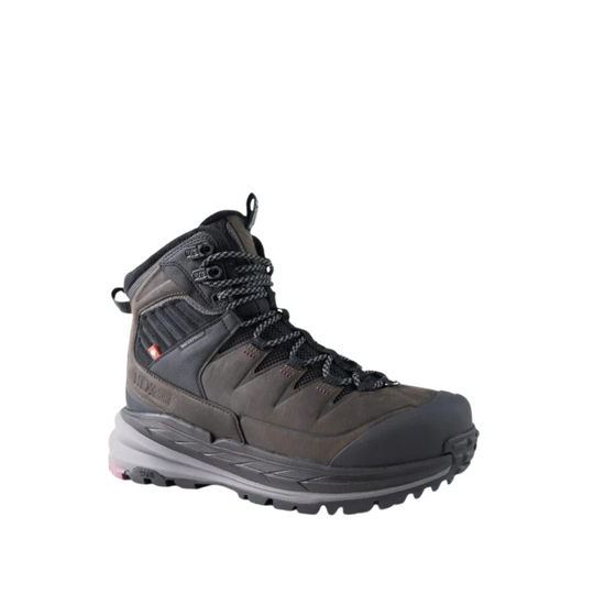 Nexgrip Women's Ice Owlshead Winter Boots - Brown on a white background.