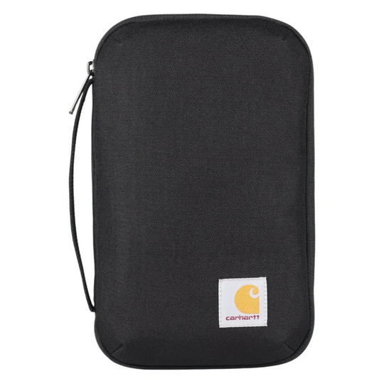 Carhartt Utility Soft Sided Organizer - Black On a White background.
