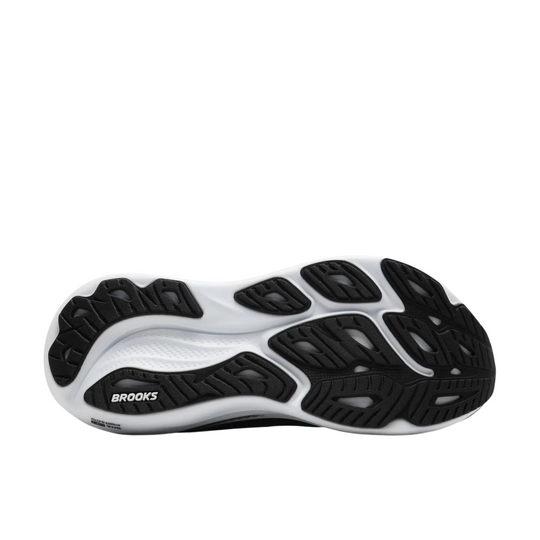 Brooks Women's Adrenaline GTS 26 Running Shoes - Black/Grey/White on a plain white background.