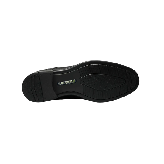 black Midtown Cap Toe Oxford shoe black bottom sole