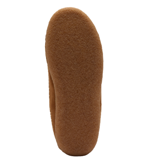 Brown shoe sole on a white background