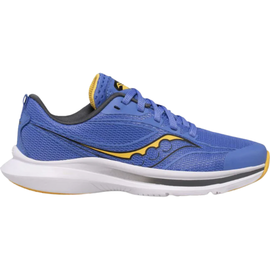 Saucony Kids' Kinvara 13 Shoes - Horizon/Gold on white background
