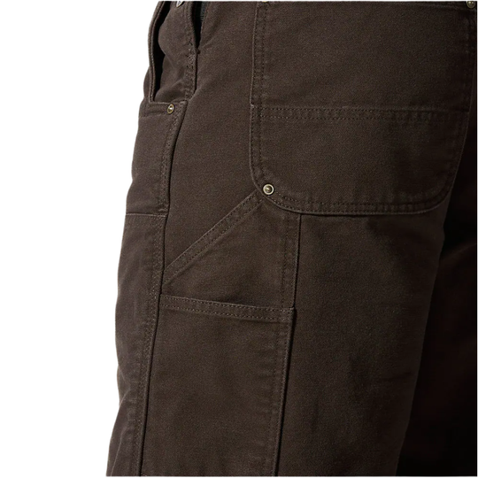 Carhartt Men's Loose Fit Insulated Bib Overall - Dark Brown