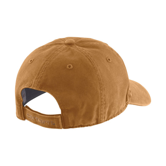 Brown cap with Carhartt logo on a white background