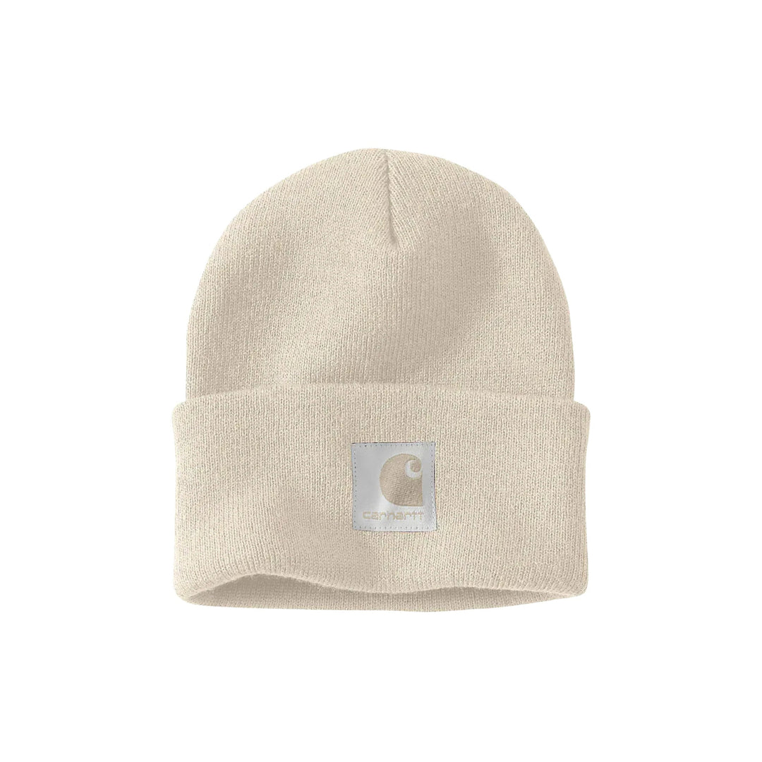 Carhartt Women's Knit Satin Lined Beanie - Oatmilk - Lenny's Shoe & Apparel
