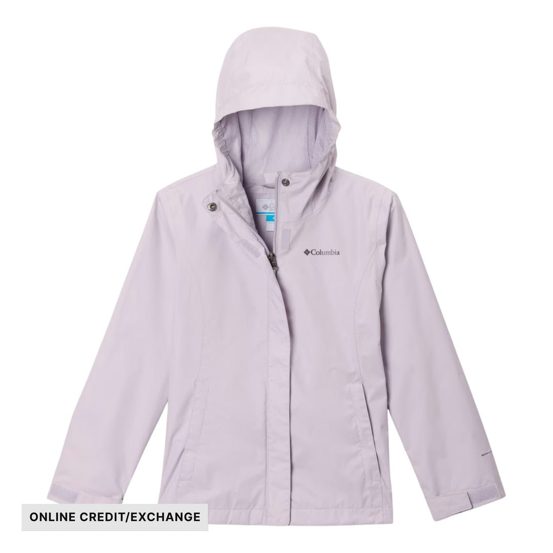 Columbia Girls' Arcadia Rain Jacket - Lavender Pearl - ONLINE CREDIT/EXCHANGE - Lenny's Shoe & Apparel