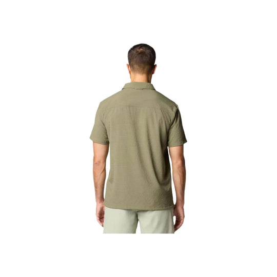 Columbia Men's Utilizer Short Sleeve Camp Shirt - Stone Green - Lenny's Shoe & Apparel