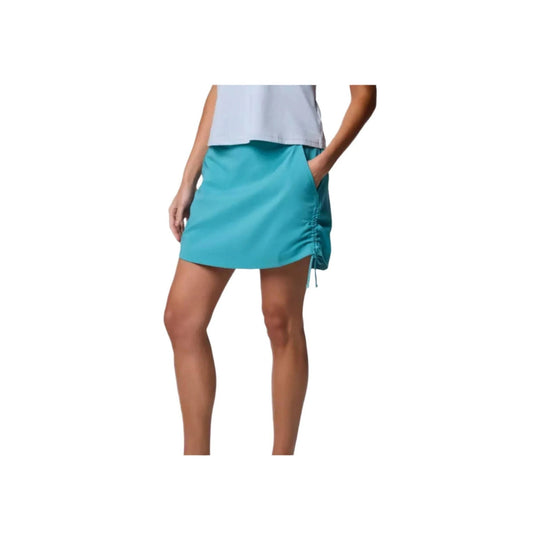 Columbia Women's All Seasons Ruched Skort - Teal - Lenny's Shoe & Apparel