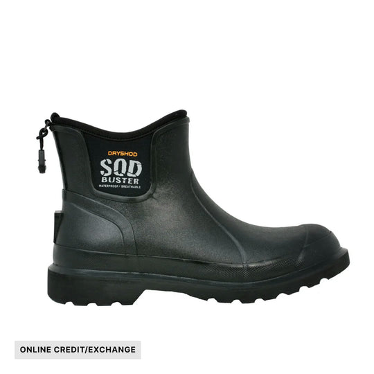 Dryshod Men's Sod Buster Ankle Boots - Black - ONLINE CREDIT/EXCHANGE - Lenny's Shoe & Apparel
