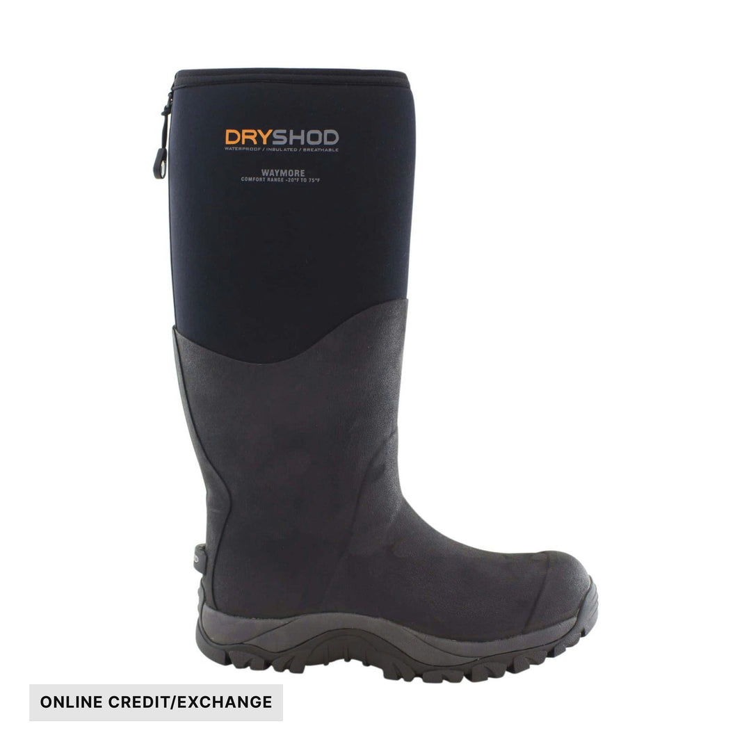 Dryshod Men's Waymore Outdoor Adventure Boots - Black - ONLINE CREDIT/EXCHANGE - Lenny's Shoe & Apparel