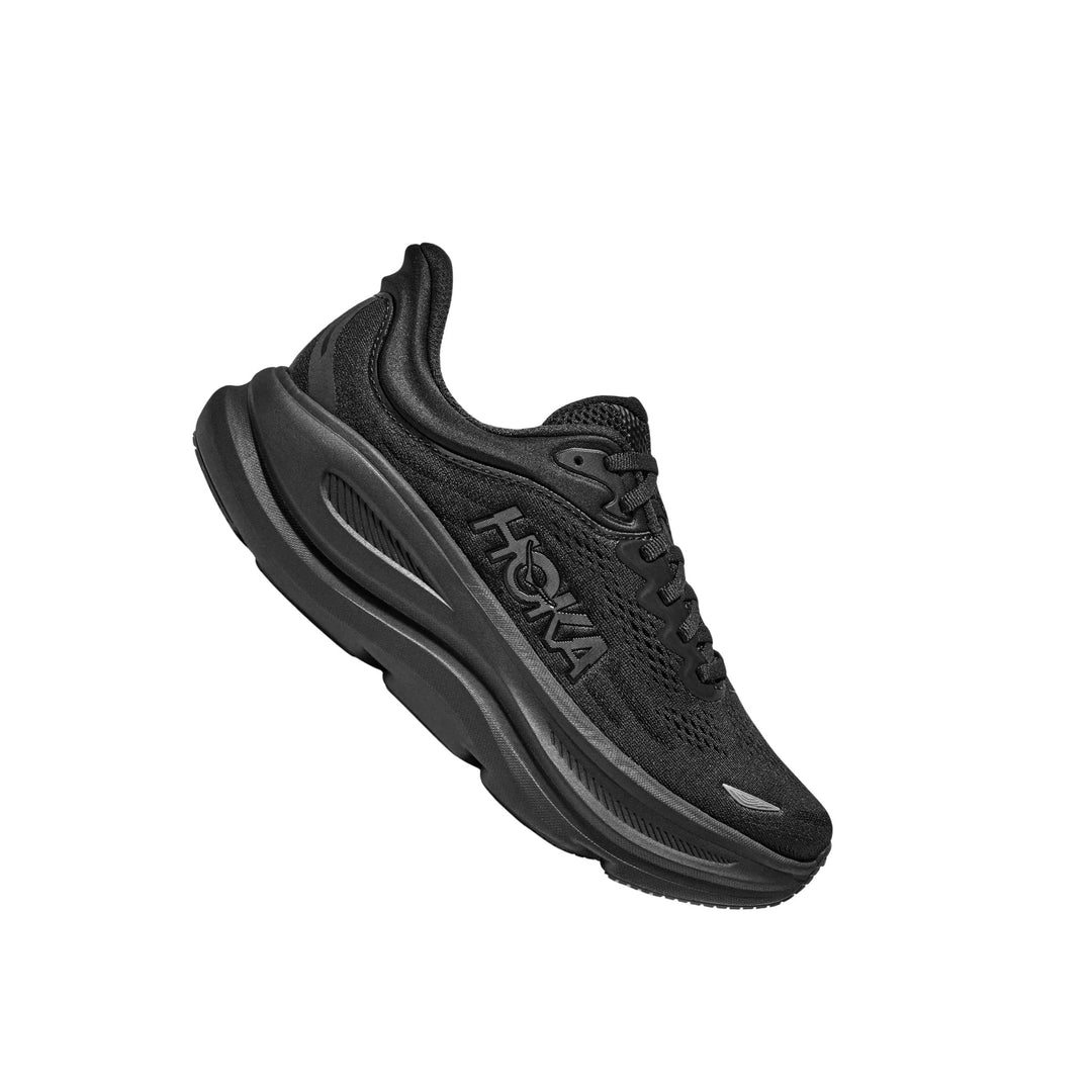 HOKA Men's Bondi 9 Running Shoes - Black/Black - Lenny's Shoe & Apparel