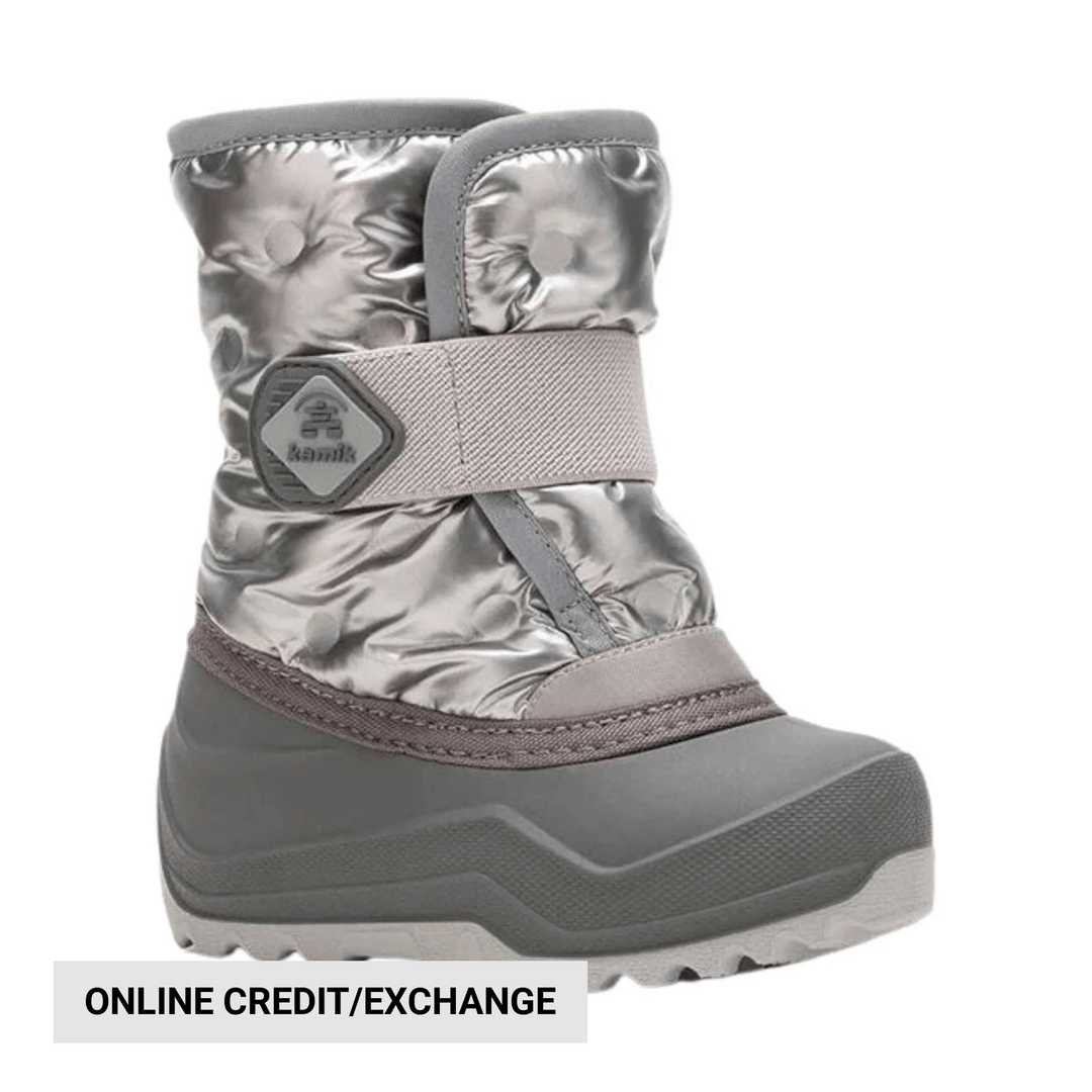 Kamik Toddler Penny Winter Boot - Silver - Lenny's Shoe & Apparel
