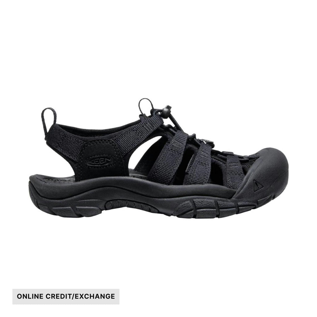 KEEN Women's Newport H2 - Triple Black - ONLINE CREDIT/EXCHANGE - Lenny's Shoe & Apparel