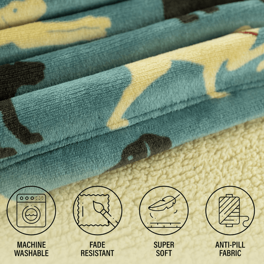 Lazy One Labs Blanket Hoodie - Blue - Lenny's Shoe & Apparel