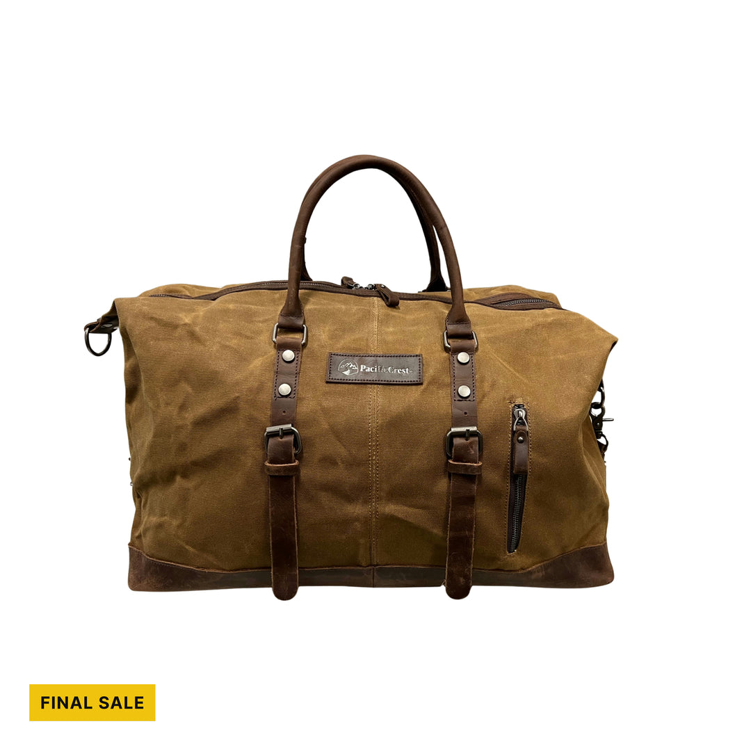 Pacific Crest Duffle Bag - Leather Brown - FINAL SALE - Lenny's Shoe & Apparel