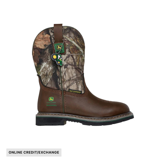 Skechers Kids' John Deere Waterproof Rowood Boots - Moss Canyon Camo - ONLINE CREDIT/EXCHANGE - Lenny's Shoe & Apparel