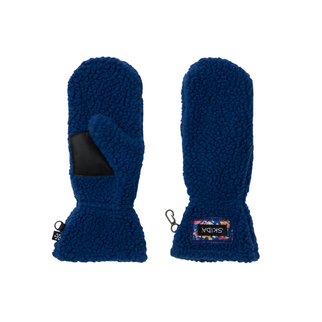 Skida High Pile Fleece Mittens - Blue - Lenny's Shoe & Apparel