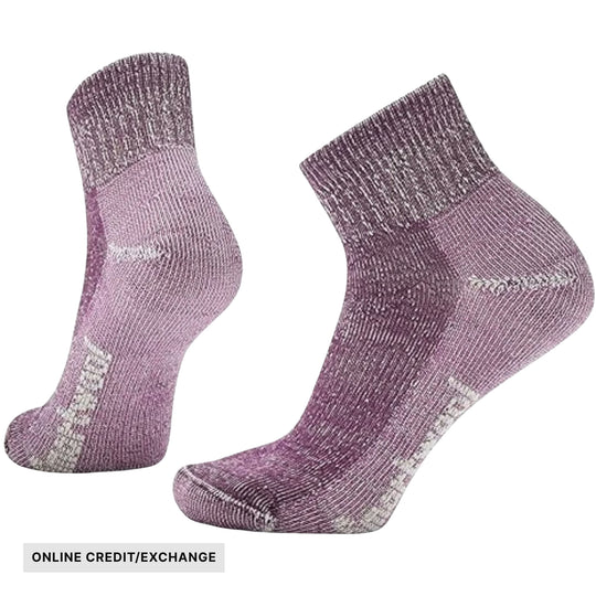 Smartwool Women's Hike Classic Edition Light Cushion Ankle Socks- Purple Iris - ONLINE CREDIT/EXCHANGE - Lenny's Shoe & Apparel