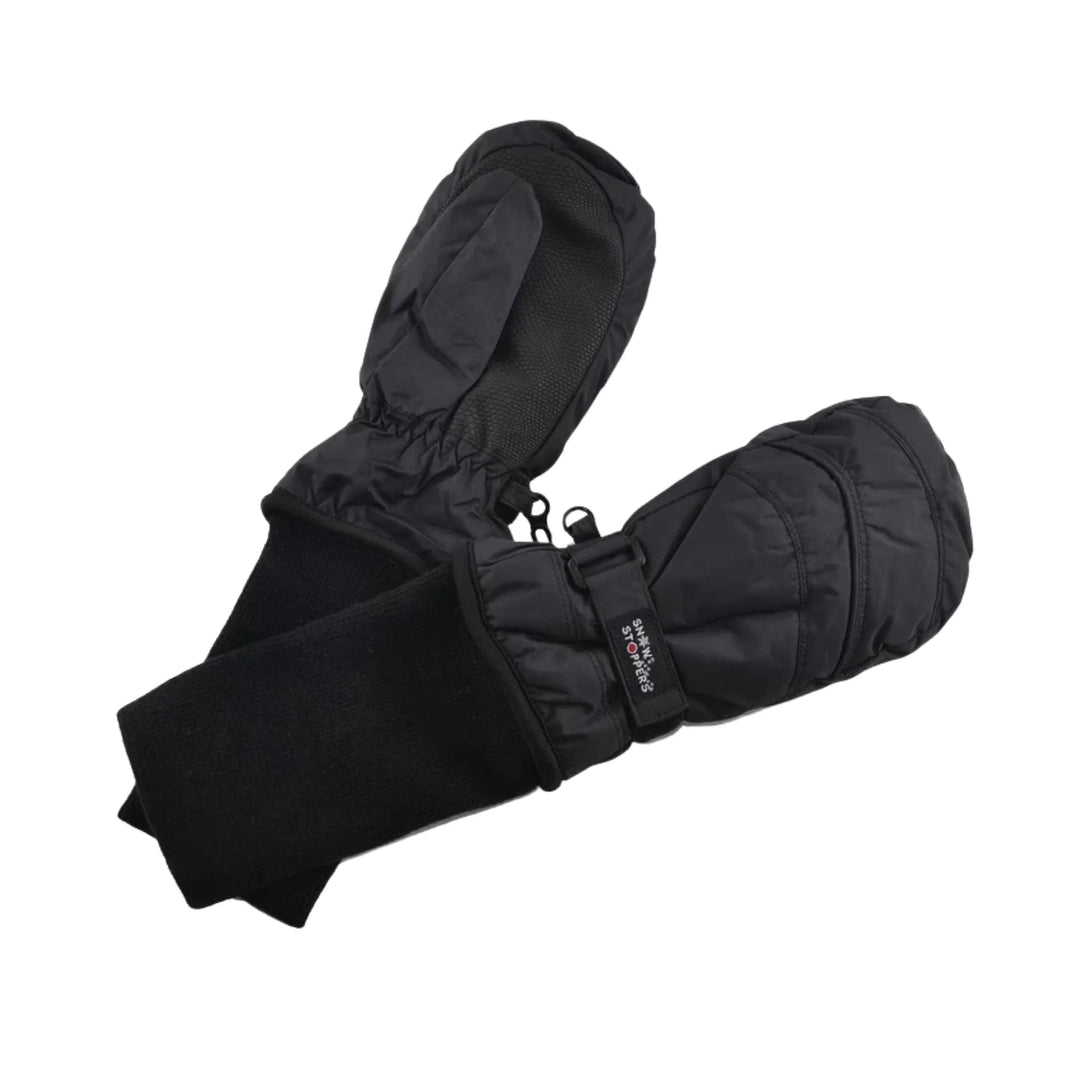SnowStoppers Kids' Original Extended Cuff Mittens - Black - Lenny's Shoe & Apparel