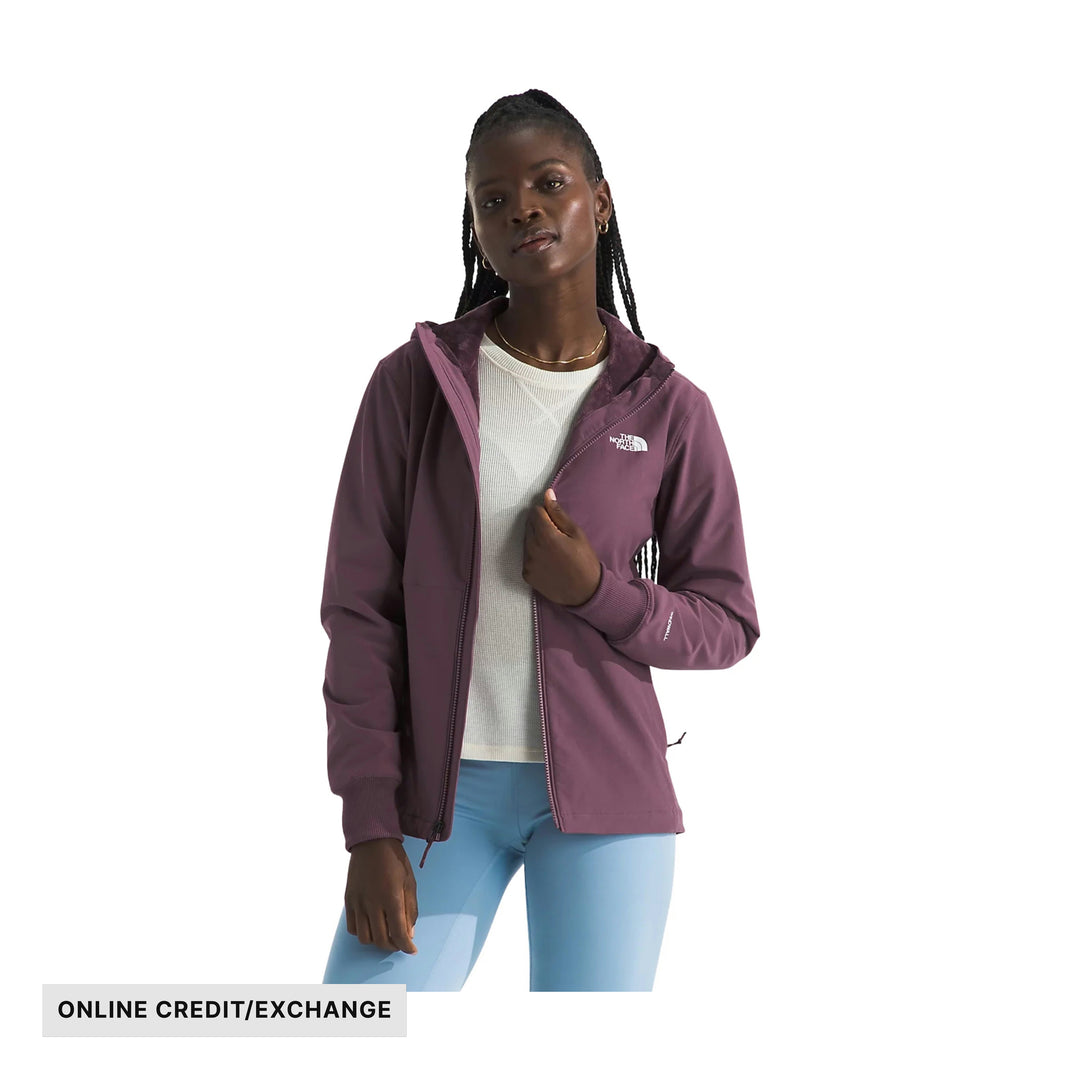 The North Face Women's Shelbe Raschel Hoodie Jacket - Midnight Mauve - ONLINE CREDIT/EXCHANGE - Lenny's Shoe & Apparel