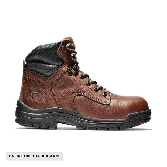 Timberland Pro Women's Titan 6 Inch Alloy Toe Boot - Coffee Full Grain - ONLINE CREDIT/EXCHANGE - Lenny's Shoe & Apparel