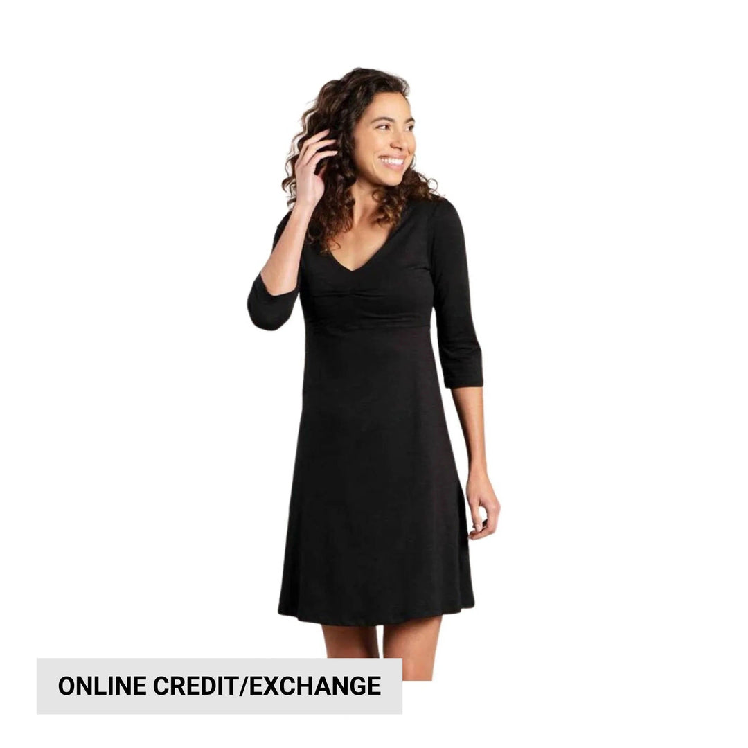 Toad & Co Women's Rosalinda Dress - Black - Lenny's Shoe & Apparel