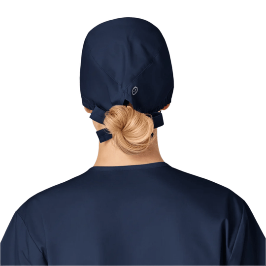 Wink Tie Back Scrub Cap - Navy Blue - Lenny's Shoe & Apparel