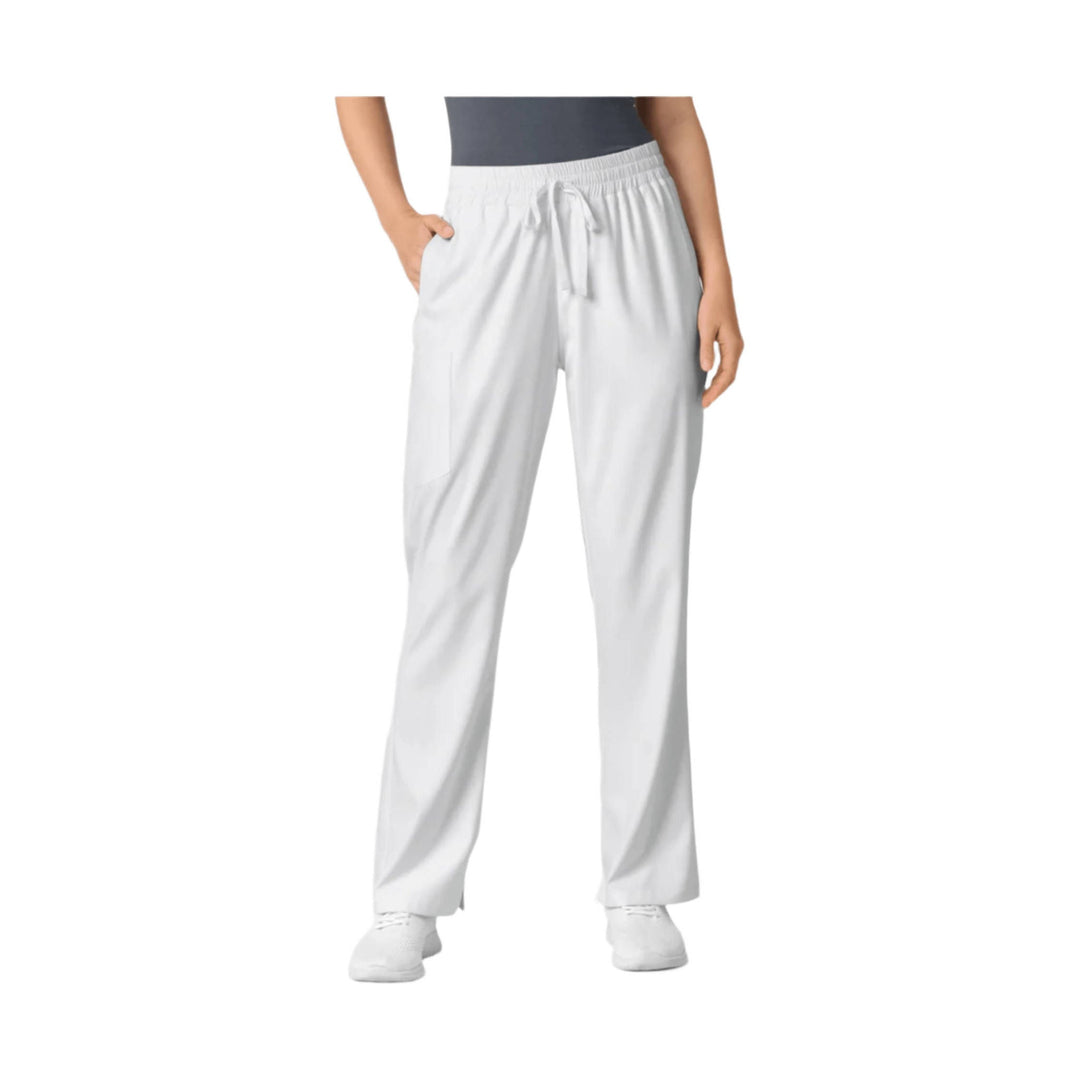 Wink Women's Boundless Bootcut Scrub Pant - White - Lenny's Shoe & Apparel