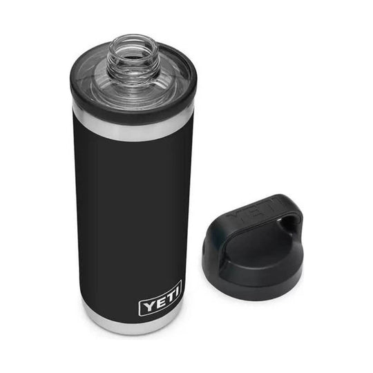 YETI Rambler 18oz Water Bottle With Chug Cap - Black - Lenny's Shoe & Apparel