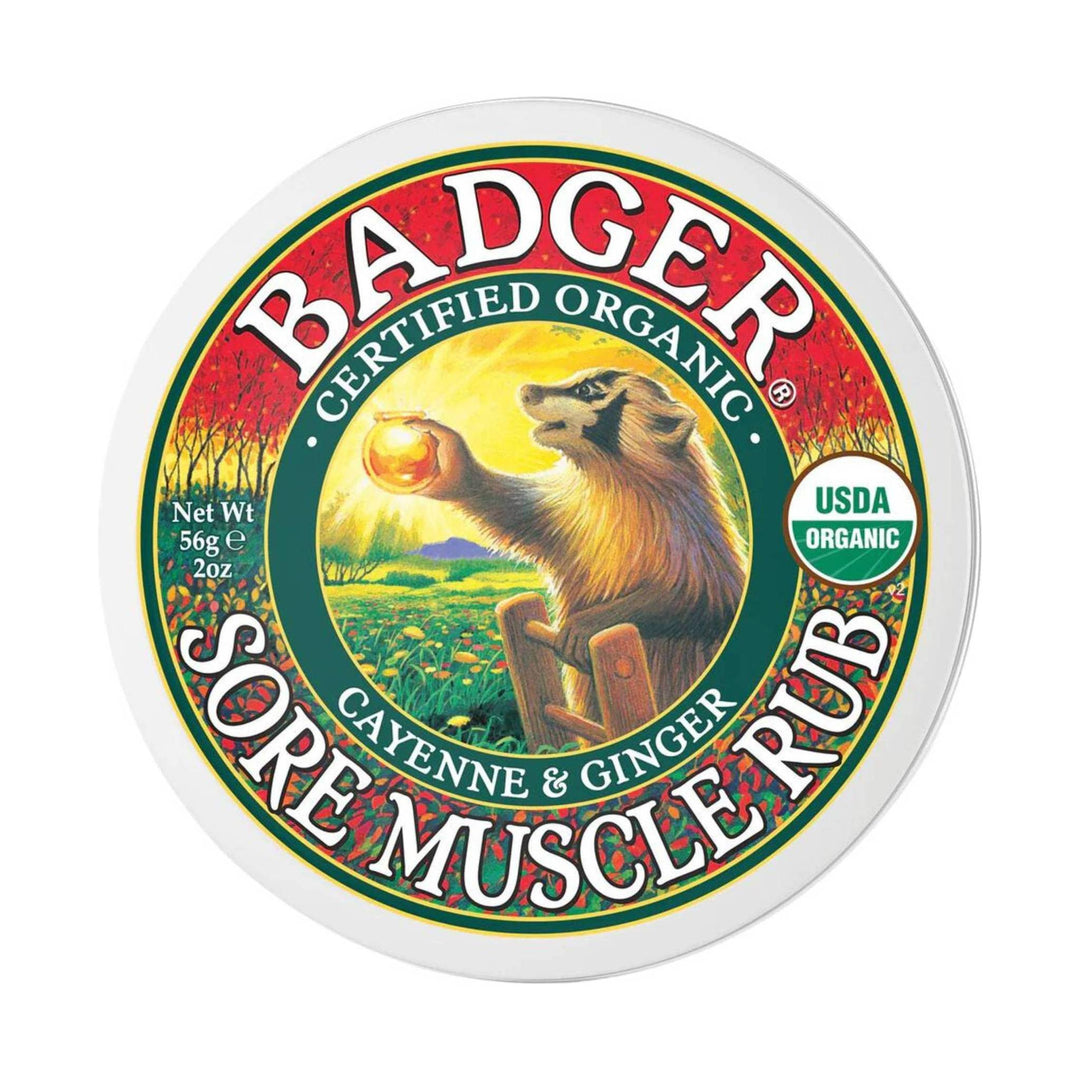 Badger Sore Muscle Rub - 2oz Tin - Lenny's Shoe & Apparel