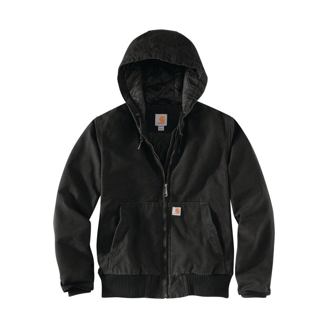 Carhartt Women's Loose Fit Washed Duck Insulated Active Jacket - Black - Lenny's Shoe & Apparel