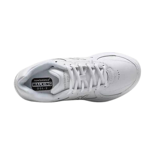 White low-top walking sneaker with laces and a black "WALKING DSL-2" insole label